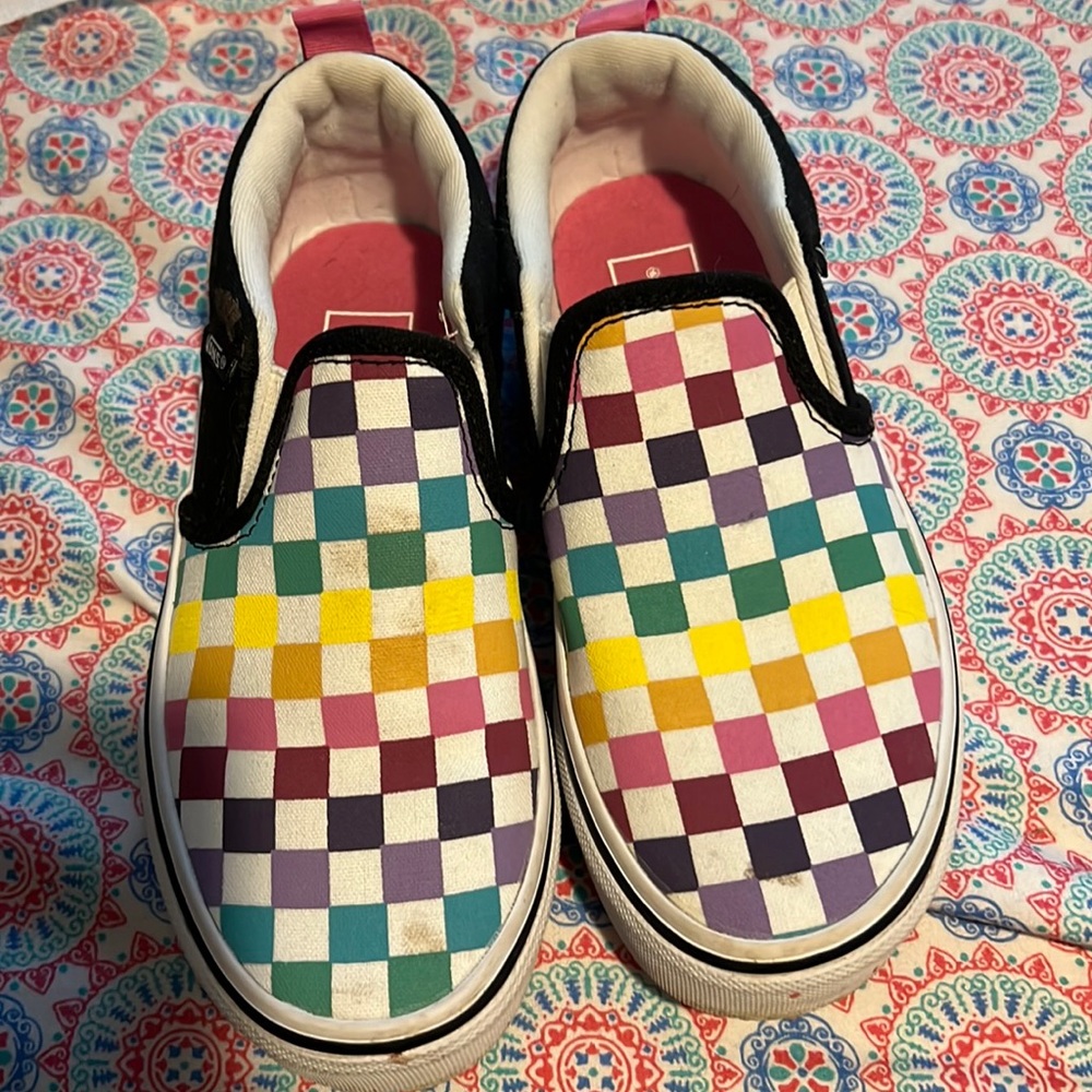 Kids rainbow vans
